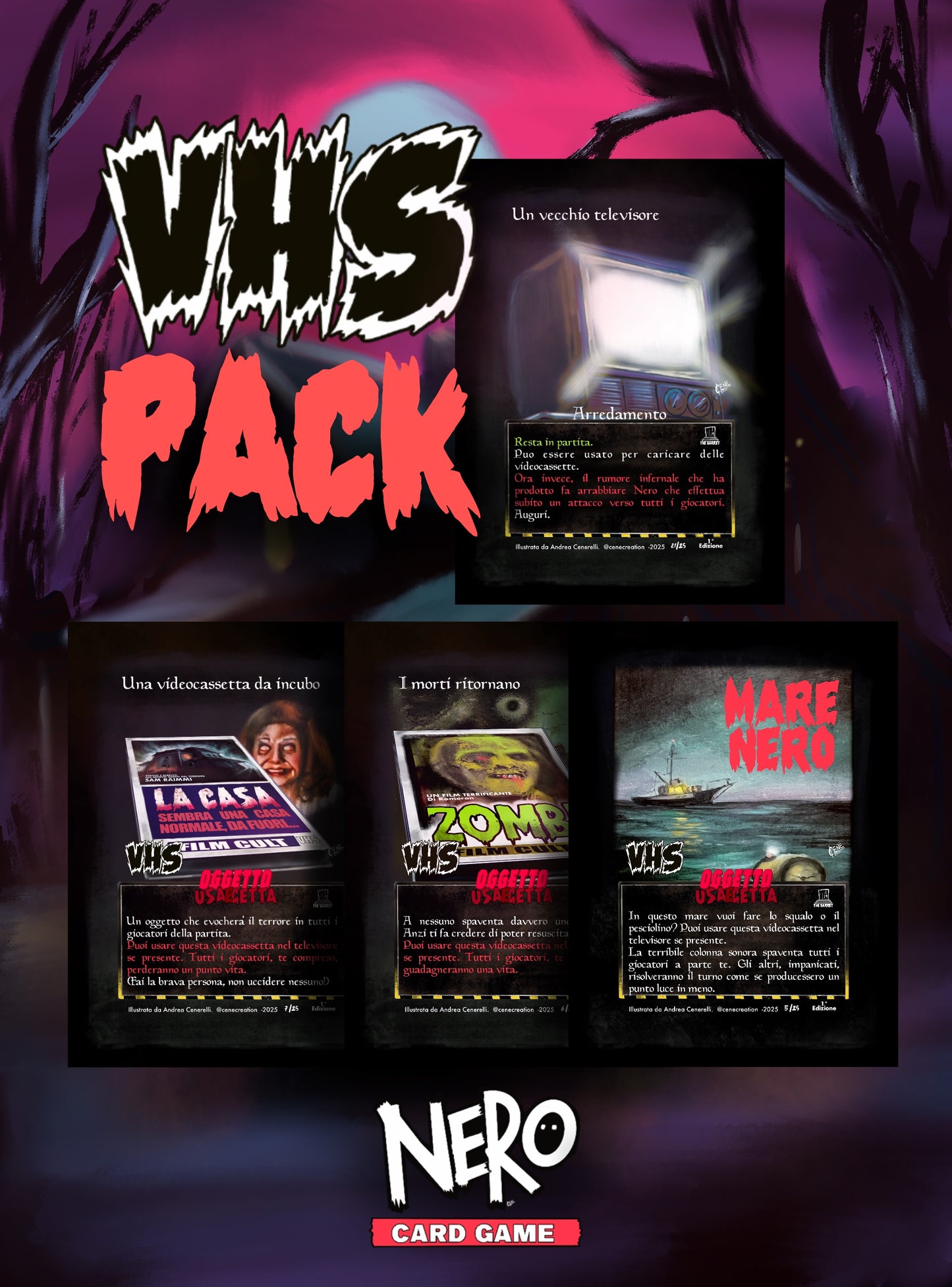 VHS PACK -4 carte sfuse-
