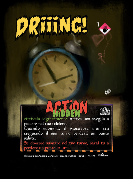 DRIIING! -HALLOWEEN- carta singola