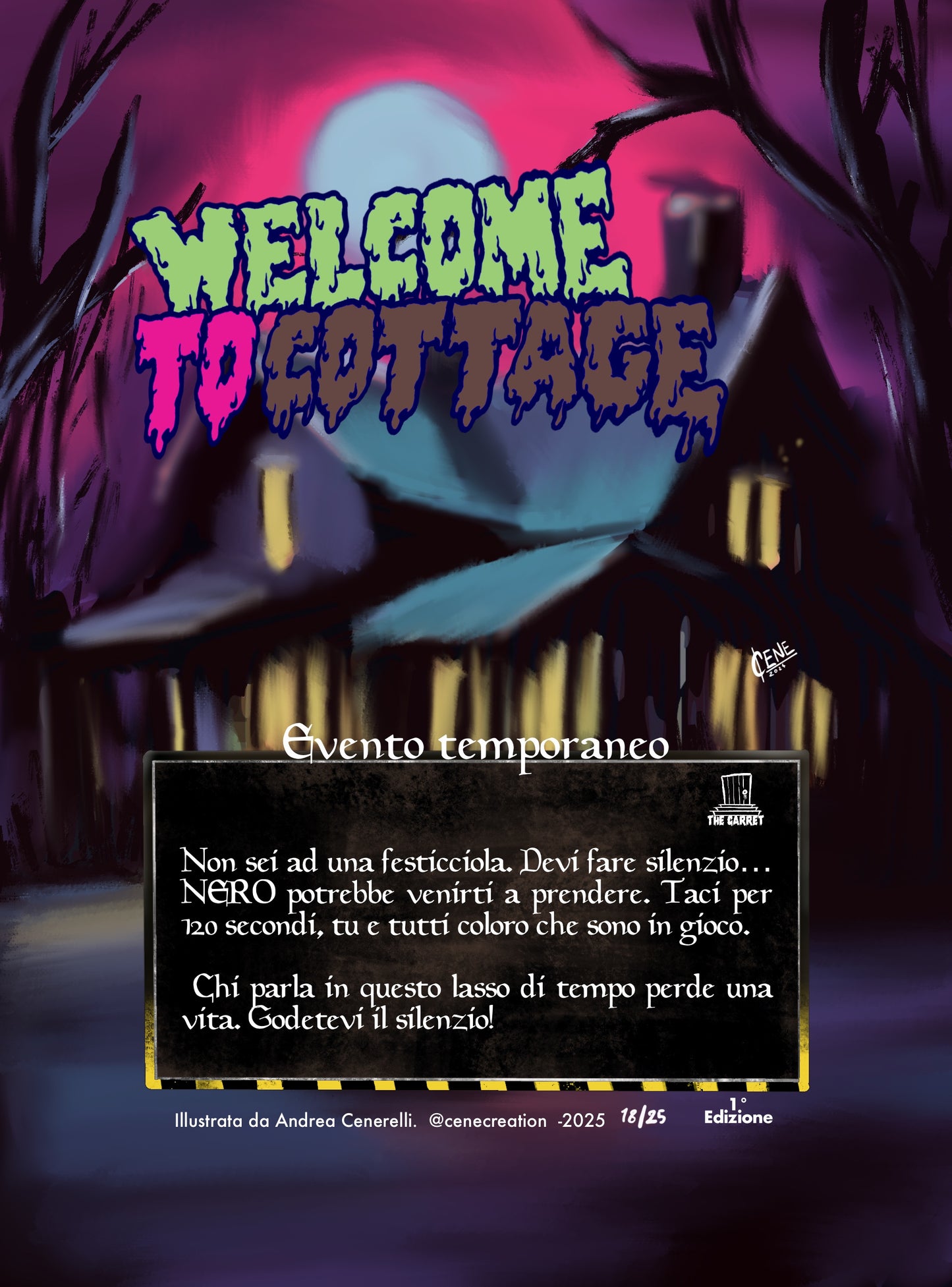 Welcome to cottage -THE GARRET- carta singola