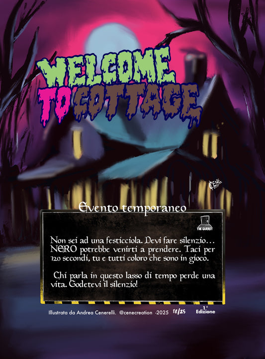 Welcome to cottage -THE GARRET- carta singola